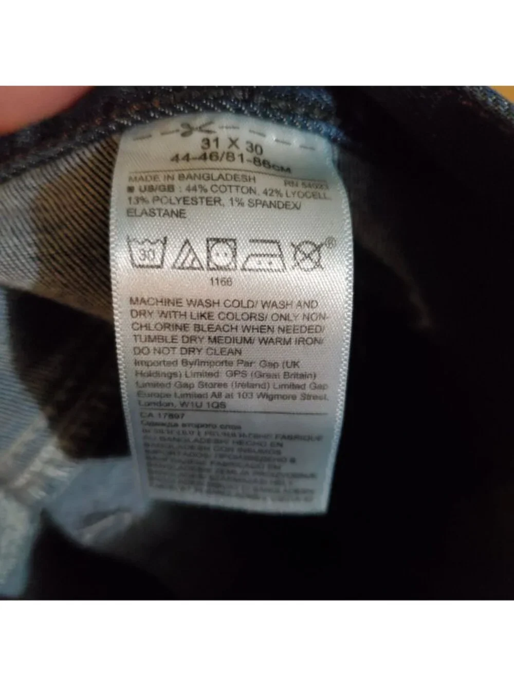 Banana Republic Jeans Mens 31x30 Blue Traveler Slim Fit Stretch Denim *Read*
